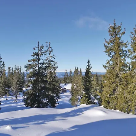 別荘 Three-bedroom In Sjusjøen